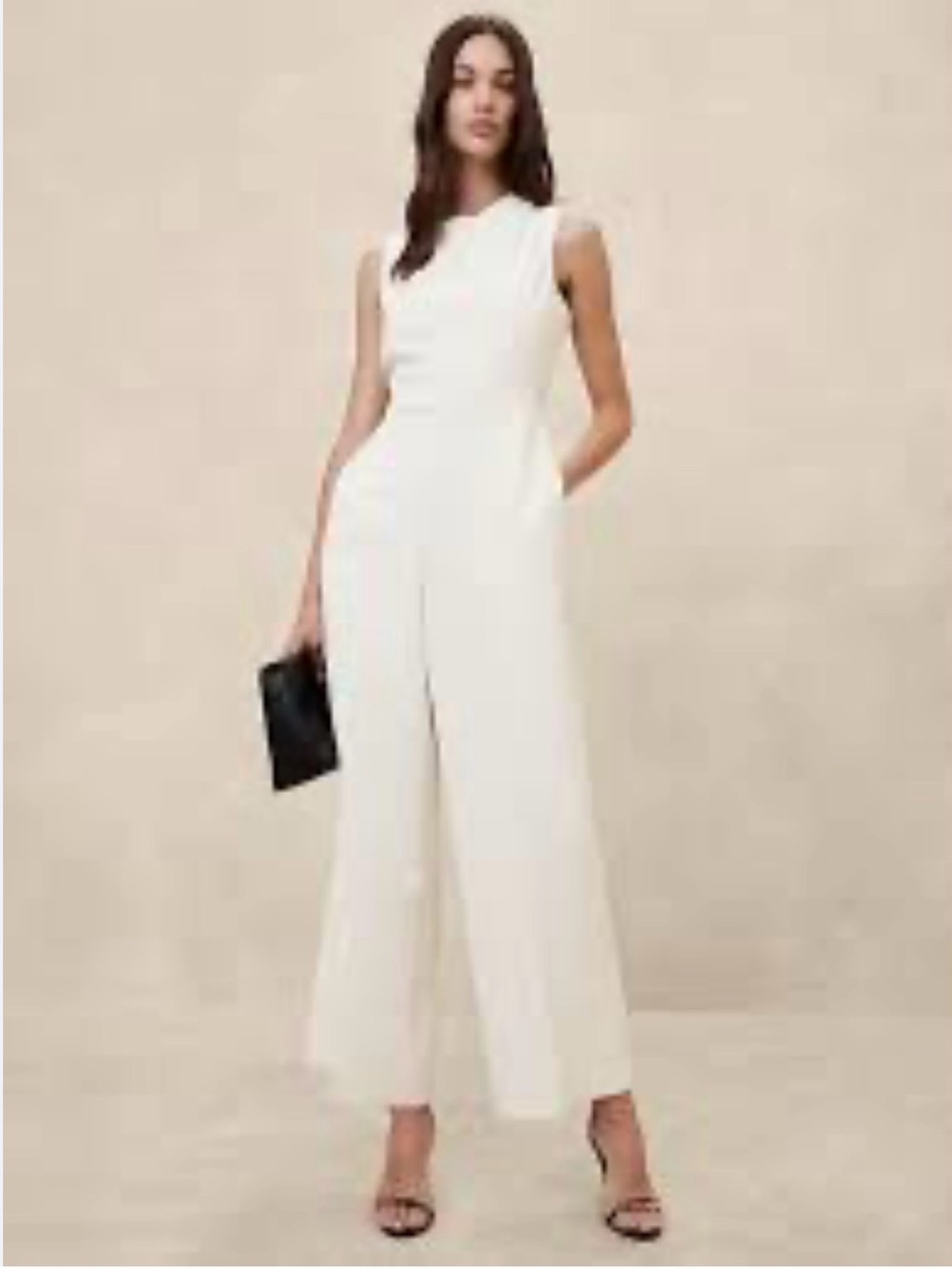 Banana Republic Factory Cowl-Neck Jumpsuit - Picture 1 of 6